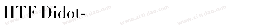 HTF Didot字体转换